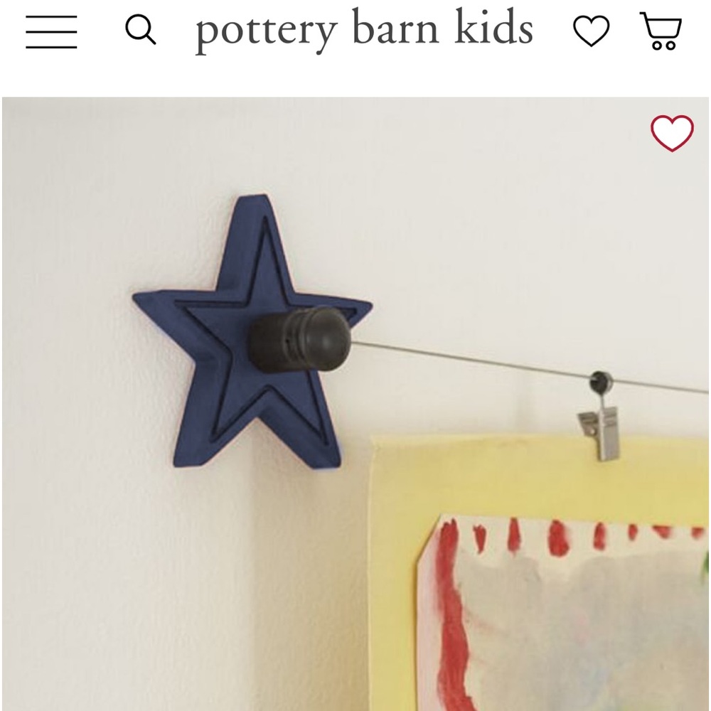 Star Art Cable from Pottery Barn Kids